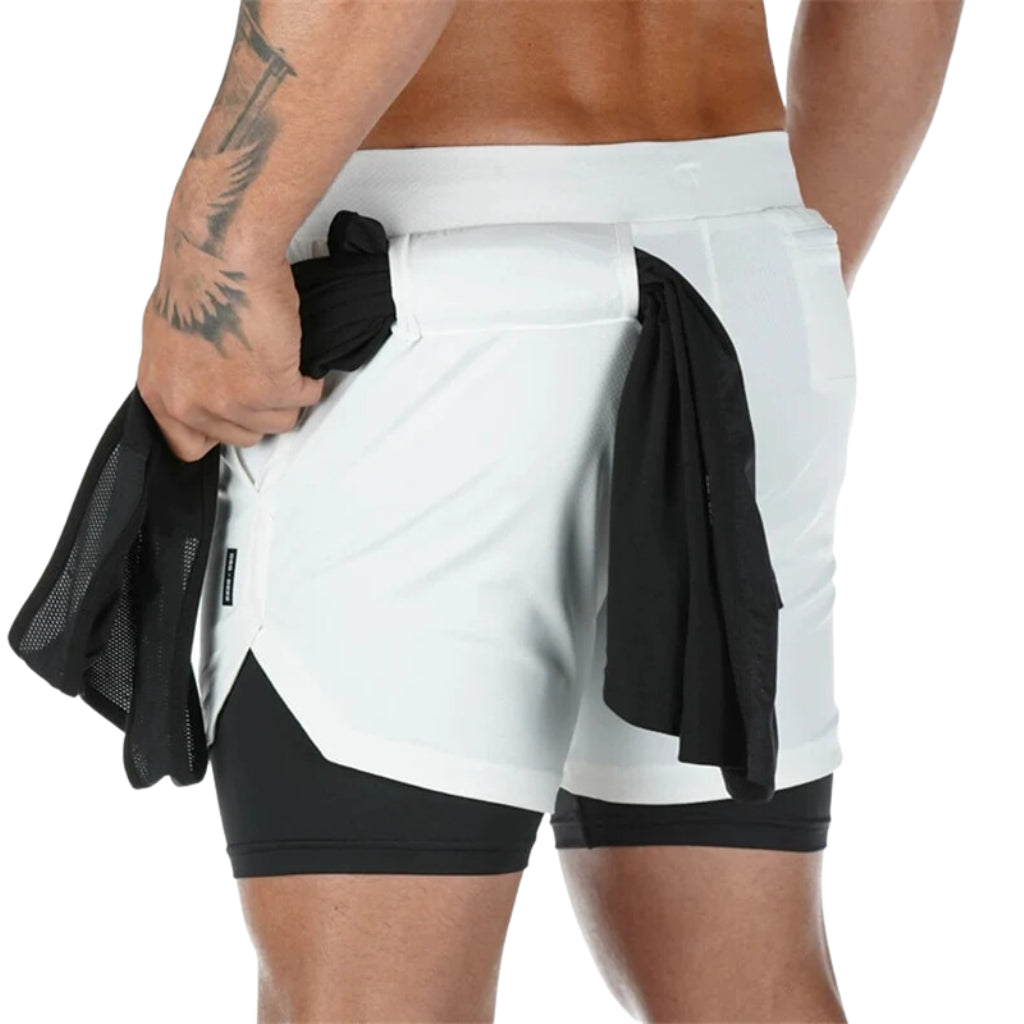 Conjunto 3 Shorts Fitness DryFit 2 em 1 – Suporte, Praticidade e Estilo no Treino