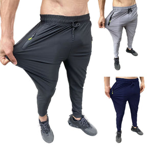 Kit 3 Calças Esportivas Dry Fit Seda Fria – Secagem Rápida & Respirável